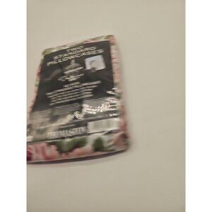 Vintage Thomaston Standard Pillow Cases Floral Spring Made in USA NEW